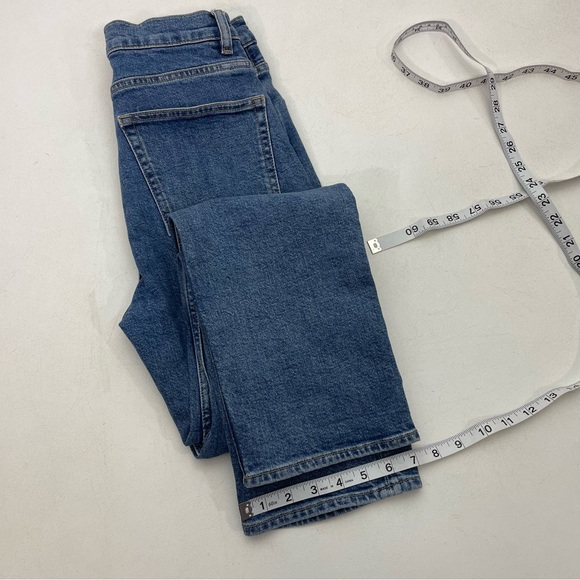 & Other Stories Jeans Womens Size 26 Blue High Rise Straight Leg Jeans - Picture 10 of 10